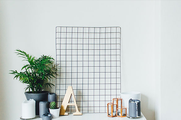 Cara Buat Wall Grid Dari Kertas Bekas. DIY Home Decor